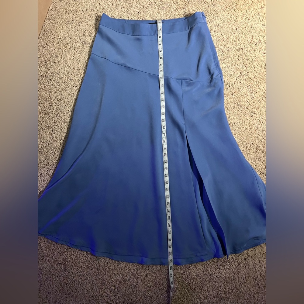 Banana Republic satin Blue maxi Skirt - Picture 2 of 6